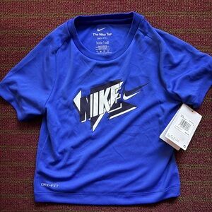 Nike Boys Dri-FIT “Game Royal” Graphic Tee (Size 5, NWT)